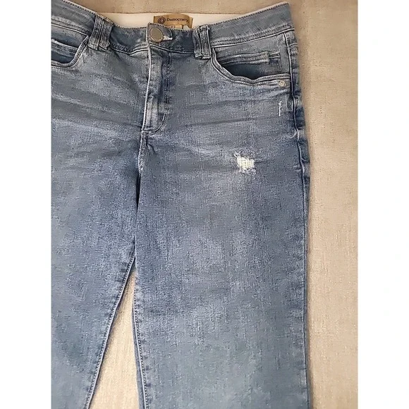 Democracy Jeans Flair Leg Ab Technology Denim Women's Size 12 High Rise Jeans - Picture 2 of 12